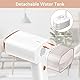 ZStarlite Dampfglätter 1000W, Faltbarer Handdampfbügler Mini Dampfbürste, Faltenentferner, 30s Schnelles Aufheizen, Abnehmbarem 120ml Wassertank - Perfekt für zu Hause Oder auf Reisebügeleisen(Weiß)