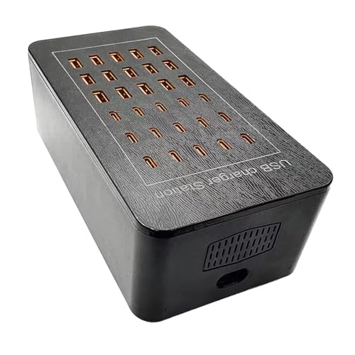 Cargador de pared de 150W con 30 puertos mixtos para carga rápida de móviles en grupo