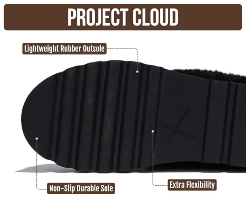 Image of Project Cloud 100% Genuine Leather Platform Ankle Boots for Women