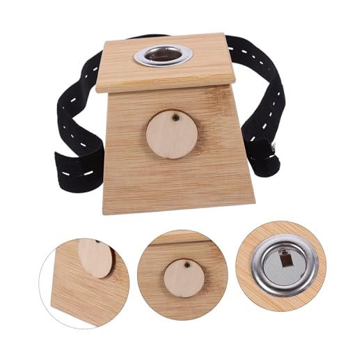Single Hole Moxibustion Box Portable Moxa Therapy Tool Bamboo Moxa Storage for Travel miniatura 4