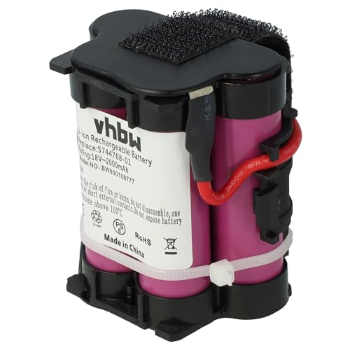 vhbw Batería Compatible con Husqvarna Automower 105, 308x, 305, 308 Robot cortacésped - Accesorios, recambios (2000 mAh, 18 V, Li-Ion)