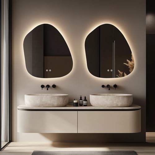WallBeyond LED Bathroom Mirror with Lights, 22 x 24 Inch Led Bathroom Vanity Mirror for Wall, Anti Fog Mirror for Bathroom, 3 Colors and Dimmable Light, Horizontal/Vertical - Image 4