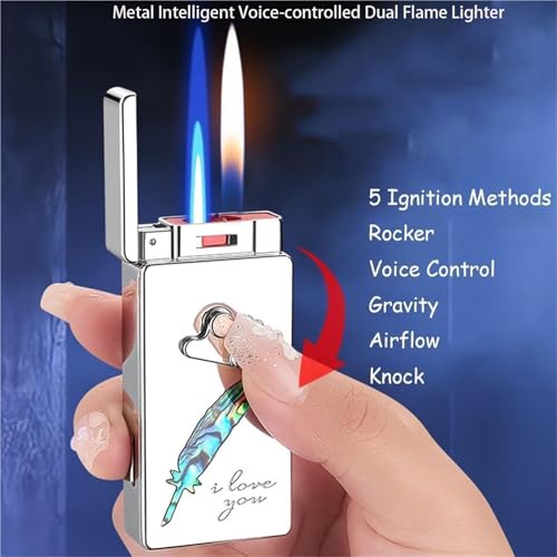 Briquet intelligent extérieur flamme commutable cinq modes