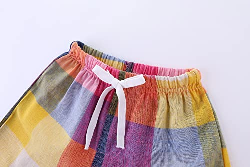 Image of Mud Kingdom Woven Short Sets for Boys Summer Holiday Outfits Casual Short Sleeve
