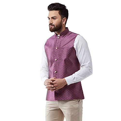Image of SOJANYA (Since 1958, Men's Silk Fancy Border Dhoti