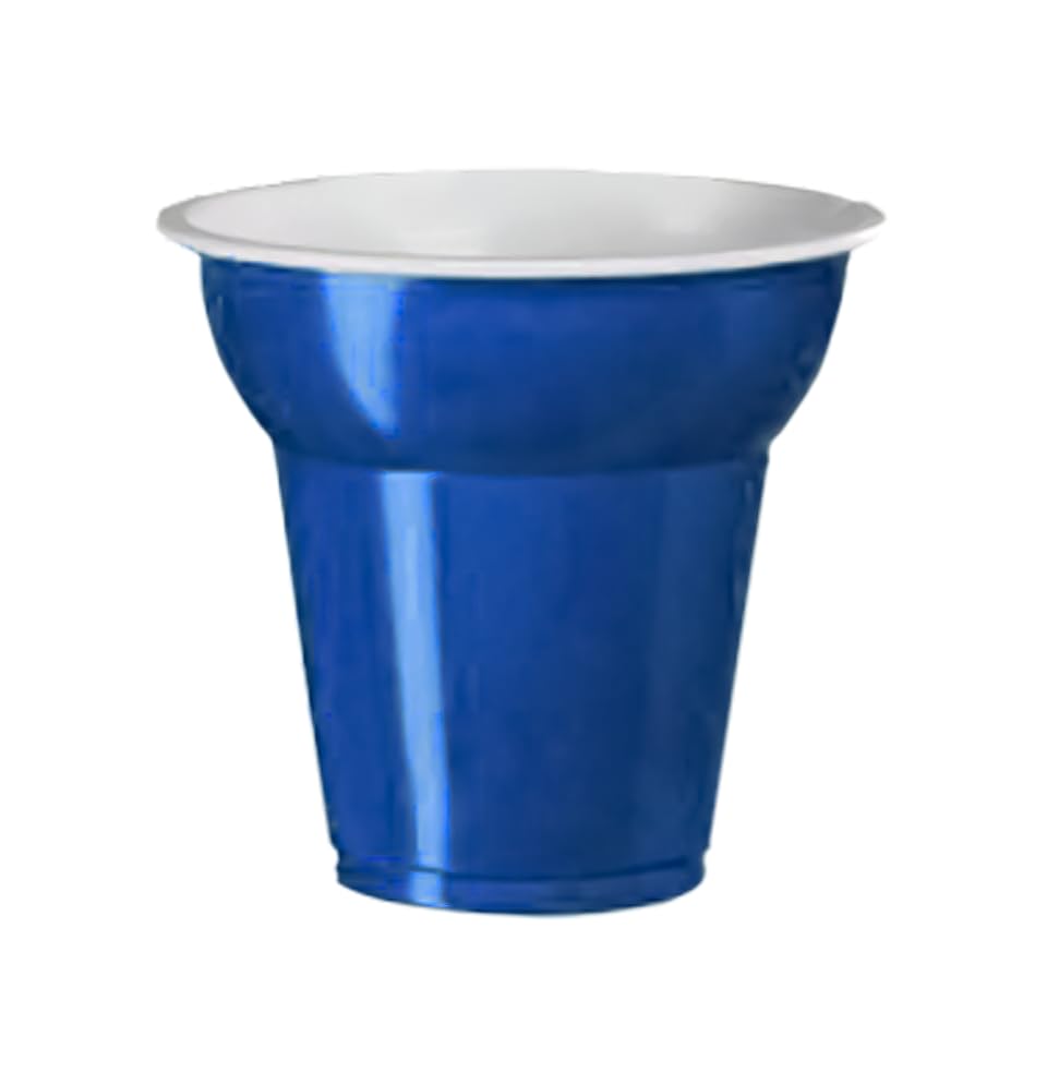 Samicash Bicchieri da Caffè, Colore Blue, Plastica, 80cc, Confezione da 50 Pezzi (2000)