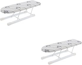 Veemoon Mini Ironing Board 2pcs Ironing Board Collapsible Table Portable Folding Ironing Board Portable Ironing Board Mini Tabletop Ironing Board