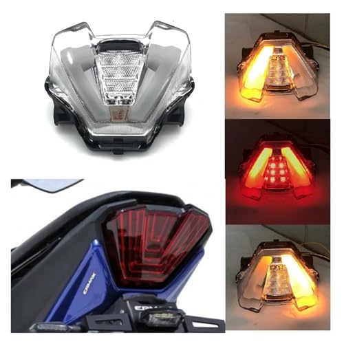 Luz trasera LED MT-07 integrada para FZ07 2020-2024 con intermitentes 2