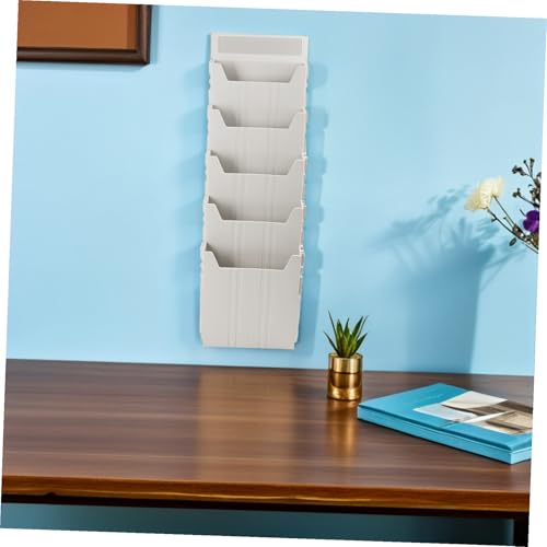 Organiseur de dossiers mural extensible réglable pour optimiser les petits bureaux - 3