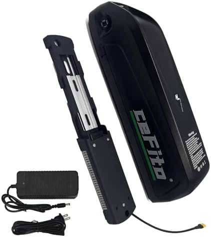 48V Ebike Battery 10Ah 16Ah 20Ah Lithium ion Battery Pack for 0-1000W Motor Electric Bicycle with 2A Fast Charger 30A BMS USB Charge Port and Lock(48V 10Ah)