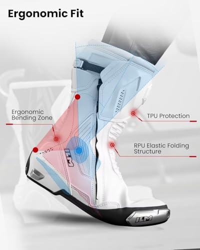 ILM BRC1 Racing Motorcycle Boots