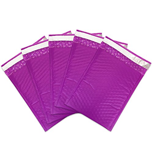20 -6X9 Purple Poly Bubble Mailers #TOP1