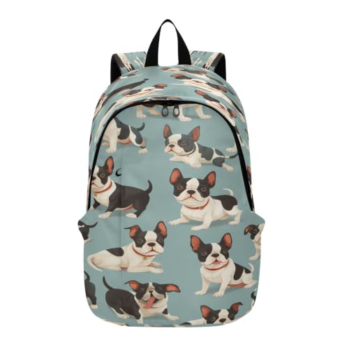Sac de voyage pour ordinateur portable imprimé chiens mignons pour garçon et femme active