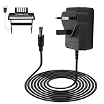 12V Power Adapter for Yamaha Keyboard, piano keyboard charger for yamaha DC/AC 12V 2A Power Supply Charger for PSR DGX YPG YPT DD, EZ, P Series Electronic Piano, 1.5m Cable