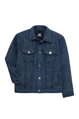 Image of X RAY Boys & Kids Denim Jean Jacket, 100% Cotton & Cotton Flex Washed Fall Outerwear Trucker Casual Jacket for Boys | - Sage XL