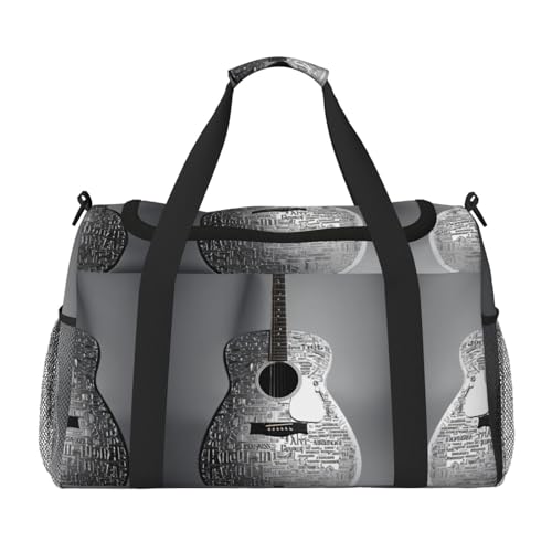 Sac de yoga imprimé guitare : la solution pour vos articles personnels