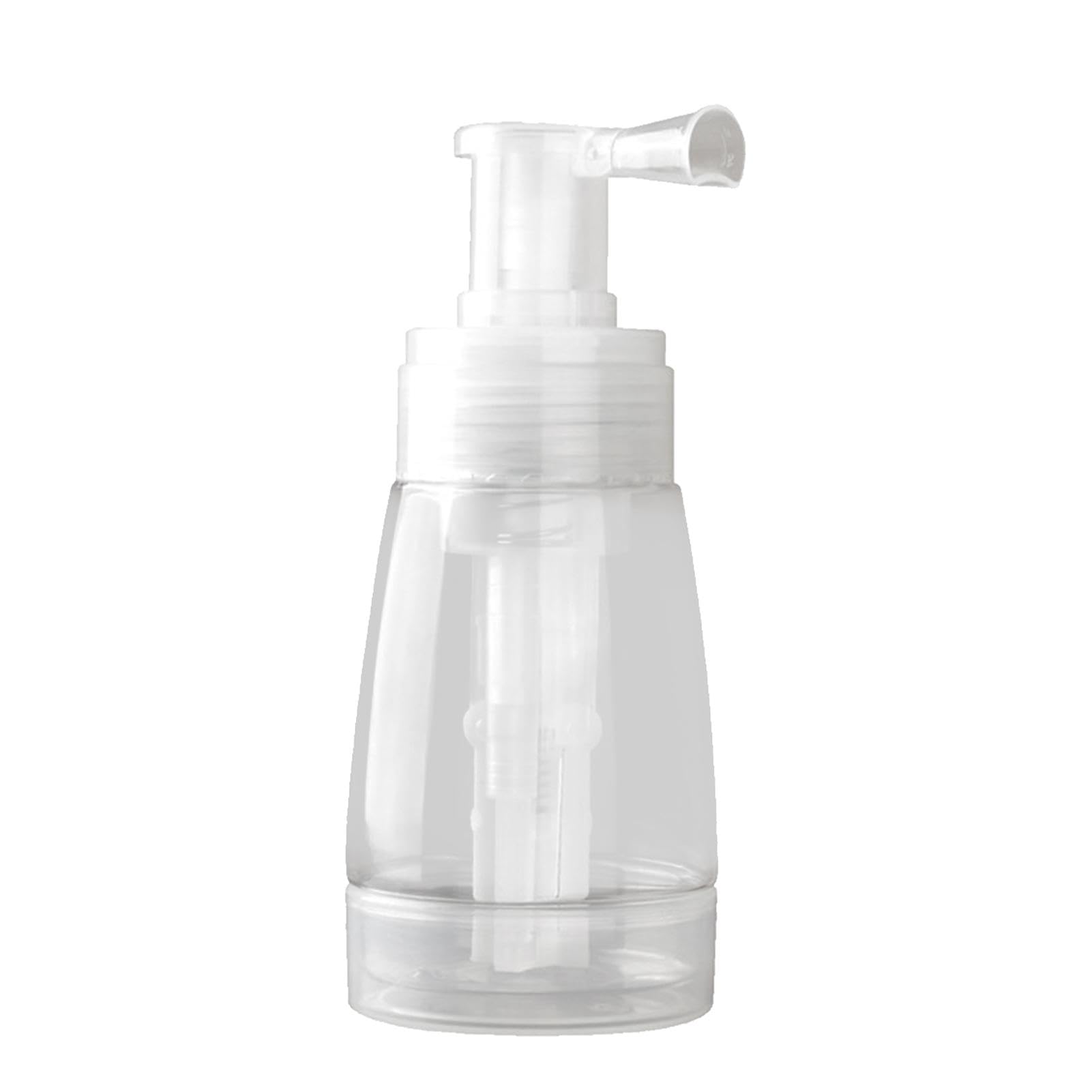 Photo 1 of 180ml Powder Spray Bottle, 6oz Refillable Cosmetics Travel Spray Bottle, Plastic Hair Fiber Applicator, Transparent Dry Powder for Loose Powder, Barber and Beauty Use