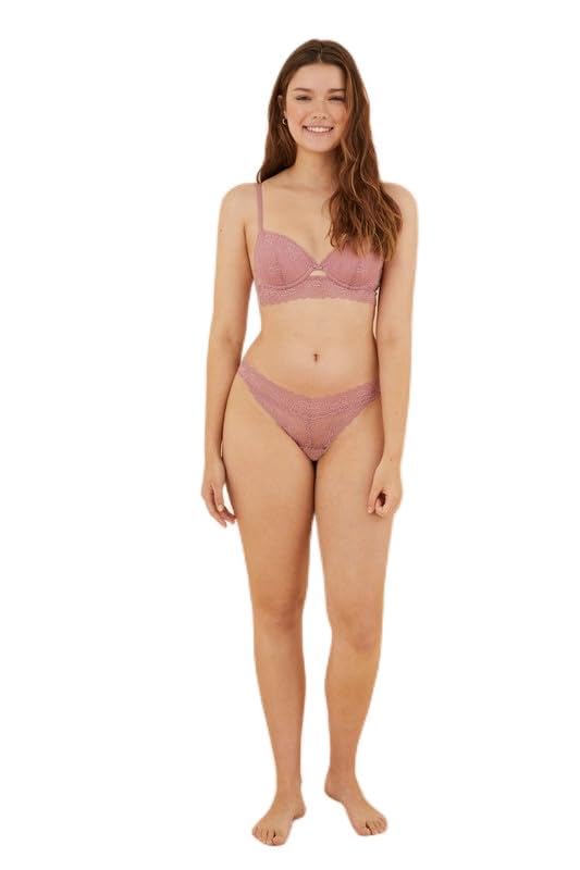 Women'secret Braga Lencería, Rosa, XL para Mujer