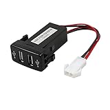 LiNKFOR Coche Cargador Universal 1.2A/2.1A Dual USB Coche Me