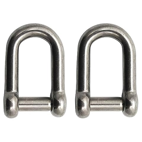 Extreme Max BoatTector Stainless Steel D Shackle Cover