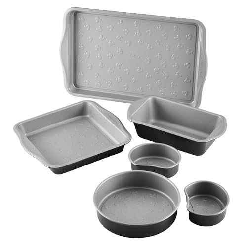Farberware Disney Bake with Mickey Mouse Nonstick Bakeware Set/Baking Pans, 6 Piece - Black - image 1