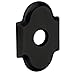 Baldwin R030.FD Pair of 3.95" Height Arch Dummy Rosettes, Satin Black