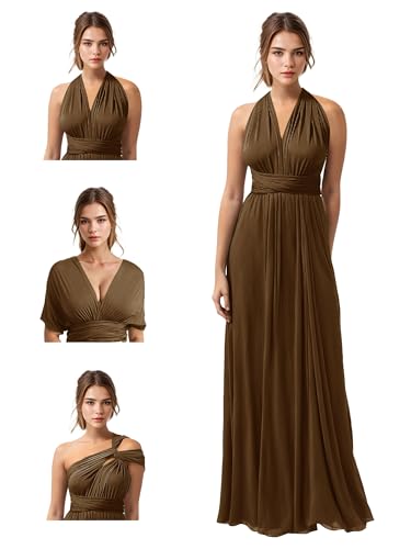Image of JAEDEN Women's Long Sweetheart Chiffon Pleat Strapless Bridesmaid Dress X-Small