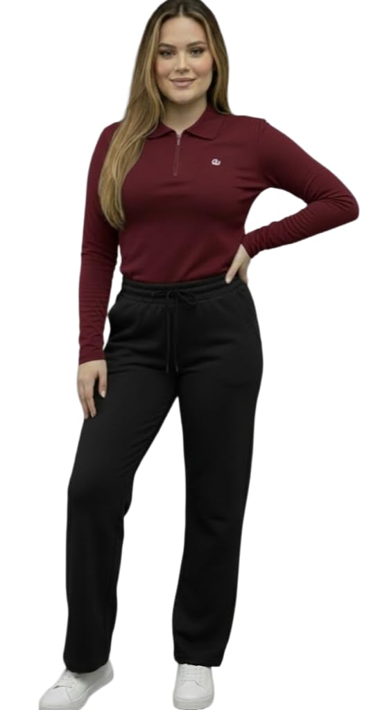 Women’s Top & Jogger Set | Stylish Co-Ord Set for Women |Top & High Waist Jogger Pants Set for Ladies | Stretchable Cotton Gym Wear, Activewear & Tracksuit|women top jogger set-picture-46