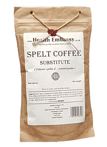 Health Embassy Dinkel Kaffee Ersatz (Triticum spelta - roasted grains) / Spelt Coffee Substitute, 100g
