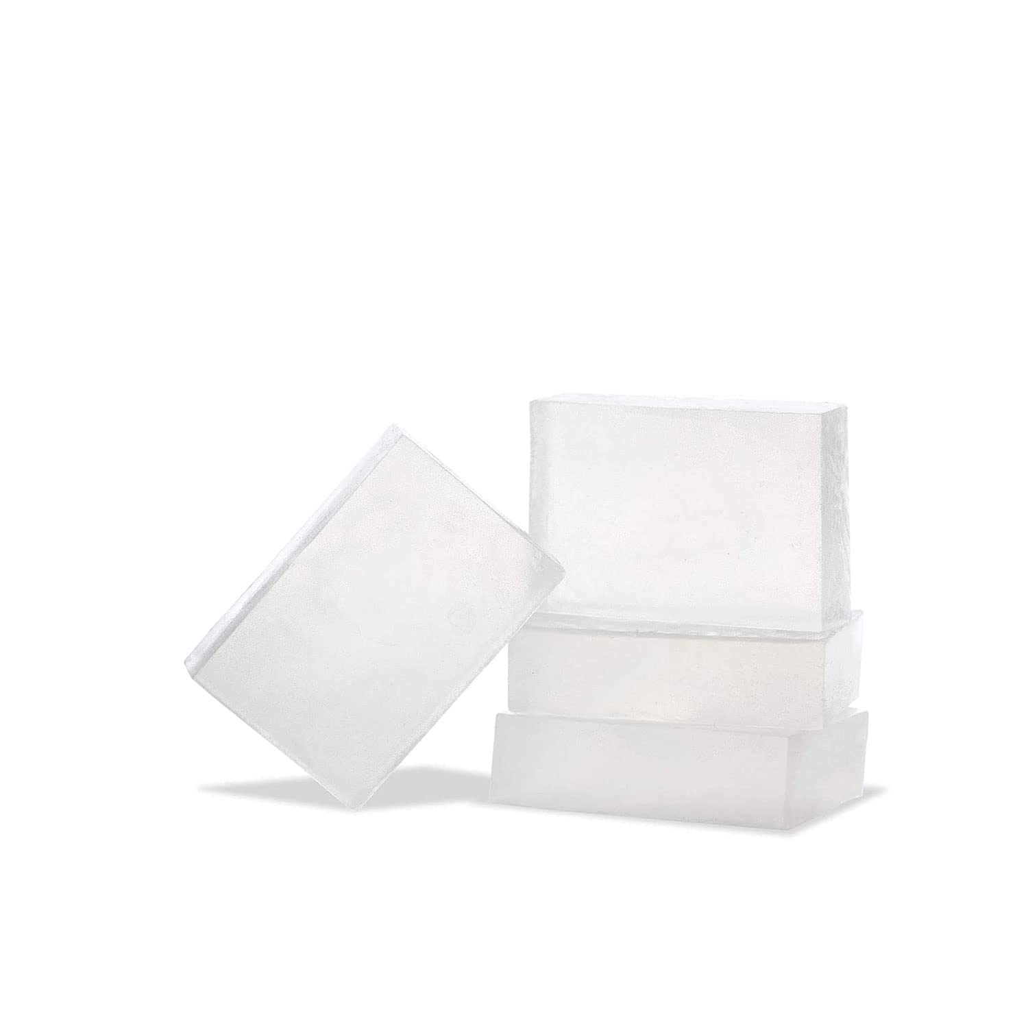 MIHAI Soap Base Bar for Soap Making Transparent Melt Pour Glycerine Soap Base Pure Organic & Natural, SLS & SLES, Paraben Free (Transparent, 500 g)