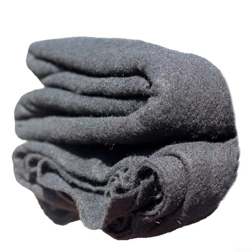 Sous-couche noire non tissée pour bassin - Protège les revêtements des rochers et des racines - Améliore le contrôle de l'érosion du sol - Parfait pour les carpes koï et les étangs à poissons (2 x 3 m