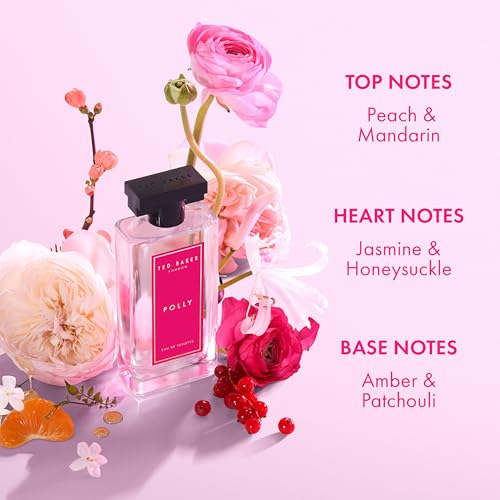 Ted Baker Miniatures Gift Set For Women, Handbag Box, 3x 15ml | Three 15ml perfumes: Elodie, Polly and Kasia in a handbag-friendly gift set. Perfect for any occasion compact travel size - Image 5