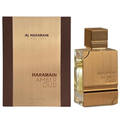 Al Haramain Amber Oud Gold Edition Arabian Perfume for Women and Men Unisex Long Lasting Amber 60ml (2.0 oz)