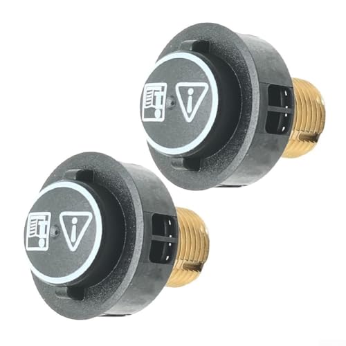 Tapa de llenado de válvula de seguridad de latón para limpiador de vapor 45901050 para aspiradora Karcher SC4 SC5 con ajuste seguro y anillo de sellado (paquete de 2)