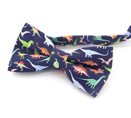 Image of Colorful Fun Pattern Pre-Tied Bow Tie Mens Floral Space Adjustable Bowtie