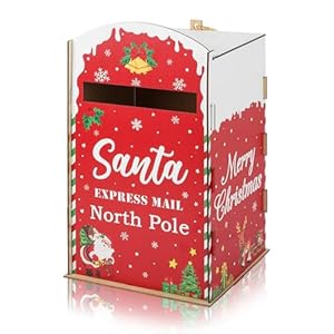 Hedeey Mailbox Weihnachtsbriefkasten 6er-Set