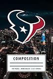 Prayer Journal Composition: Houston Texans Notebook American Football Wide Ruled - Christmas, Thankgiving Gift Ideas Type #6