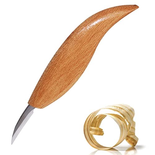 JULAR Wood Carving Detail Knife, Chip Carving Knife for Beginners
