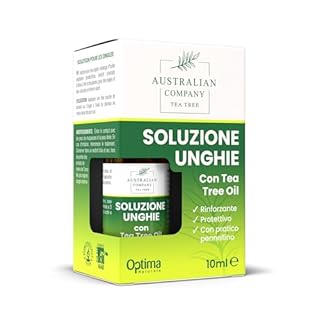 Soluzione Unghie, favorisce la crescita di unghie sane e rinforzate, aiuta a contrastare la micosi in modo naturale, con pratico applicatore a pennellino10 ml Australian Company Tea Tree