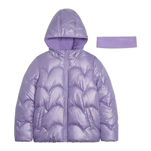 Girls' Shimmer Puffer Jacket Winter Coat