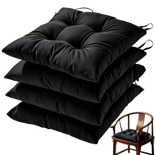 Cojines acolchados de asiento para sillas de patio balcón y césped 8