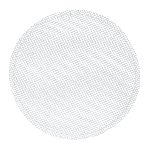 ACROPIX ユニバーサル3.5"スピーカーグリルメッシュ オーディオサブウーファー用 91x99x8mm フレームなし ホワイト - 1個入り