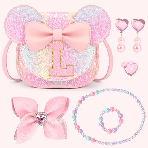 Image of mibasies Toddler Purse Gifts for Girls: 3 Year Old Girl Gifts, Girl Toys Purse Set