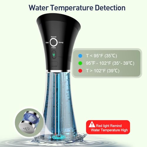 Image of Ear Wax Removal - Electric Ear Cleaner with IPX7, Water Powered Ear Cleaning Tool with Irrigation Flusher, 6 Tips, 4 Pressure Settings - Safe & Effective for Ear Wax Cleaning Gifts for Women Men
