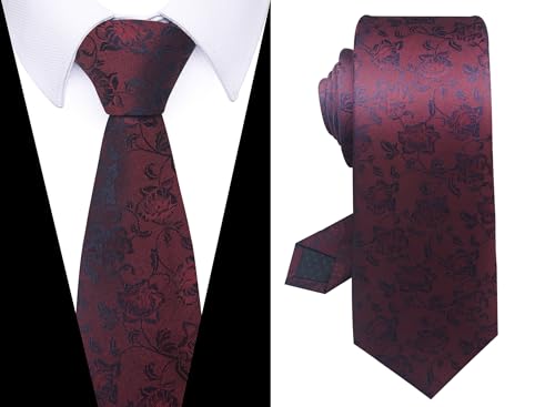 Image of Passabin Tie For Men Necktie Woven Jacquard Neck Ties Set 6 PCS