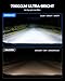 Marsauto H13/9008 Bulb, 1200% Brighter Output 6500K Bright White, Simple Plug & Play, 60000Hr+ Long Lifespan, Pack of 2
