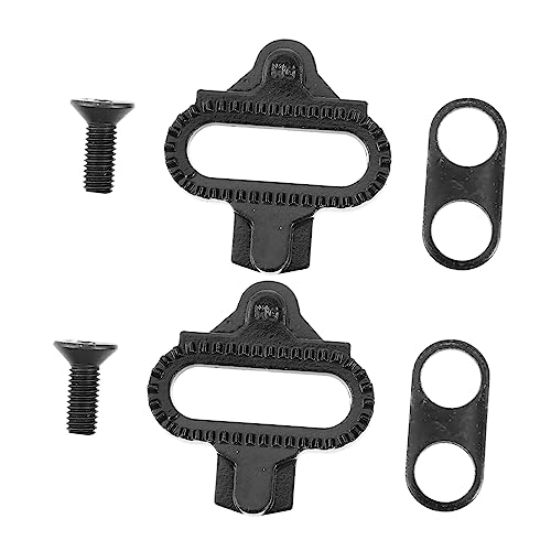 Yardwe 2pairs Bike Cleats for Mountain and Road Cycling Anti-Skid Spindle Pedal Cleats Replacement Accessories for Enhanced Foot Control Durable and Secure Fit for All Shoe Types