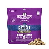 Stella & Chewy's Freeze-Dried Raw Cat Dinner Morsels - Premium Rabbit Recipe with 98% Responsibly-Sourced Meat & Organs - Natural Grain-Free Cat & Kitten Food - Made in USA - 18oz