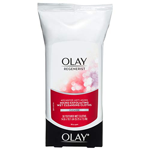 Olay Regenerist Micro-Exfoliating Wet Cleansing Cloths, 30 Count (Pack Of 3) #TOP6