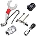 5pcs Kits d'outils de Réparation pour Vélo de Montagne et Vélo, Outil de Retrait de Cassette de Vélo, Kit D'outils de Réparation de Vélo, Outil de Démontage de Cassette de Vélo